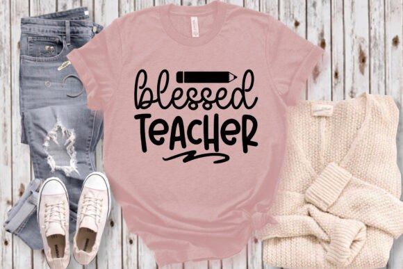 Blessed Teacher Craft SVG Graphics Freebies