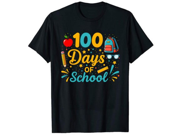 Days of School T-Shirt Design: Graphics & T-Shirt Designs