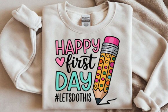 Happy First Day of School Svg, Teacher