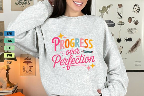 Progress over Perfection SVG Teacher SVG