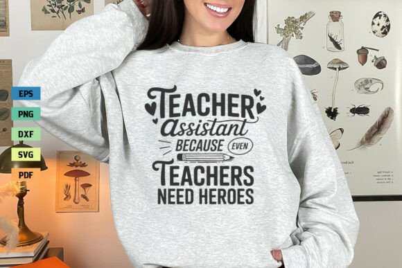 Teacher Assistant SVG: Graphics for Crafts