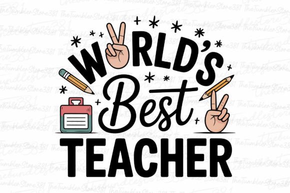 World’s Beat Teacher SVG